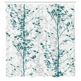 thumbnail image 2 of Ambesonne Modern Shower Curtain, Trees of Forest Illustration, 69"Wx70"L, Dark Teal, 2 of 4
