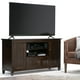 thumbnail image 2 of Soporte multimedia para TV SIMPLIHOME Carlton de madera maciza de 54 pulgadas, marrón oscuro, 2 of 9