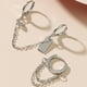 thumbnail image 3 of onlyliua Liquidación Pendientes de Moda Pendientes de Hip Hop, 3 of 6