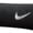 Black & White Swoosh, variant on Swoosh Doublewide Wristbands White/Black