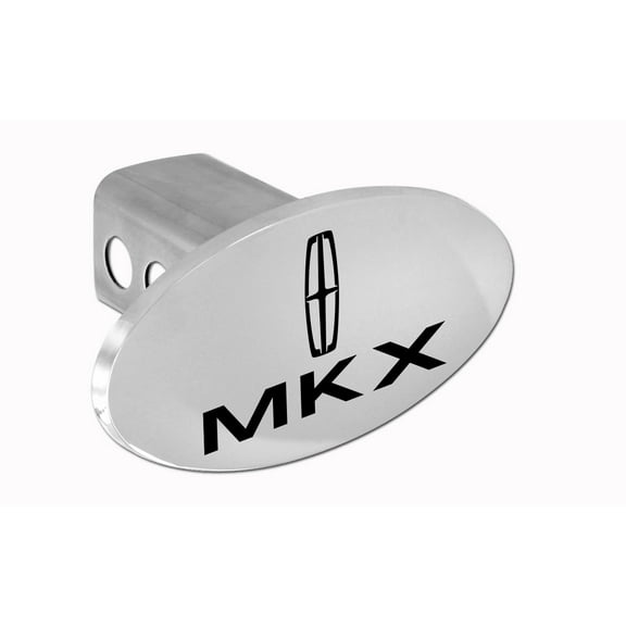 Lincoln MKX Metal Trailer Hitch Cover Plug With Logo MKX wordmark