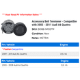 thumbnail image 2 of Accessory Belt Tensioner - Compatible with 2005 - 2011 Audi A6 Quattro 2006 2007 2008 2009 2010, 2 of 2