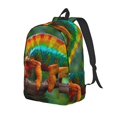 thumbnail image 1 of Fotbe Chameleon Mochila de Lona con Estampado, Mochila Duradera, Mochila Versátil de Alta Calidad, Mochila Compacta Vintage-Medium, 1 of 1