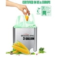 BEIDOUPAC 3 Gallon Compostable Trash Bags, 100 Count Small Kitchen