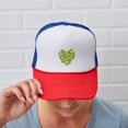 thumbnail image 6 of CafePress - Ginkgo Leaf Heart - Adjustable Unisex Printed Trucker Hat with Mesh Back, 6 of 10