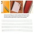 thumbnail image 4 of Double Loop Wire Binding Spine  Set for A4 Paper 34 Loop 9.5mm Diameter 100Pcs Kit, 4 of 7