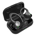 thumbnail image 2 of Auriculares inalámbricos Bluetooth 5.1, pantalla de batería de 500 mAh, graves profundos a prueba de agua, auriculares con sonido estéreo de música, 2 of 7