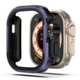 thumbnail image 4 of ALMNVO Metal Case Compatible with Apple Watch Ultra 49mm 45mm 41mm 44mm 40mm, Shockproof Protector TPU Bumper Tempered Cover Accessories for iwatch Series Ultra 9 8 7 SE 6 5 4, 4 of 13