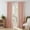 Blush Pink, variant on KoshiMe 100% Blackout Faux Linen Curtains, 52x84 Inches 2 Panels Set, Thermal Insulated Rod Pocket Privacy Curtain Panels for Living Room Bedroom, Oatmeal