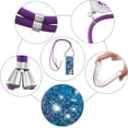 thumbnail image 6 of Long Crossbody Lanyard Clear Case for Samsung Galaxy S23 Ultra (Not S23) with Adjustable Neck Strap, Glitter Sparkly Bling Quicksand Phone Cover Cases for Samsung S23 Ultra QKG Blue, 6 of 14