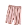 thumbnail image 3 of OVAFBAU Womens Pajamas Bottoms Sleep Shorts Cotton High Waist Thin Casual Capris Sleep Shorts Sleepwear, 3 of 7