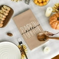 thumbnail image 4 of luyaa Hello Pumpkin Eucalyptus Leaves Fall Kitchen Towels Dish Towels, 18x26 Inch Autumn Thanksgiving Harvest Tea Hand Towel Set of 2, 4 of 6