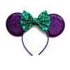Ariel Mickey Ears, Ariel Ears, Littler Mermaid Ears, Little Mermaid Mickey Ears, Purple Minnie Ears