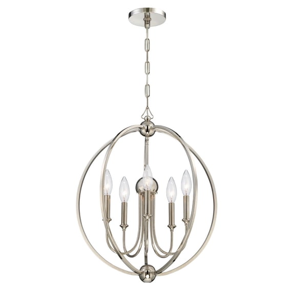 Crystorama Lighting - Five Light Chandelier - Chandelier - Sylvan - Five Light