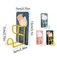 thumbnail image 3 of Washbasin Rack Cartoon Bathroom Rack Toilet Strong Sticky Hook Wall Mounted Washbasin Hook, 3 of 7