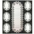 thumbnail image 1 of White Lace Embroidered Kitchen Table Placemats  and Table Runner Set of 7 New, 1 of 3