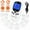 style-1, variant on Electric Muscle Stimulator Dual Channels Pulse Massager Pain Relief Therapy Tens Device with Electrode Pads Wires