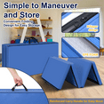 thumbnail image 4 of BETISEF 3'x6'x2'' Thick Folding Gymnastics Mat Aerobics Stretching Yoga Mats Blue, 4 of 7
