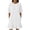 White, variant on Lenpel Pullover Dresses for Women Crew Neck Short Sleeve T Shirt Dresses Casual Loose Fashion Ruffle Hem Mini Dresses