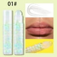 thumbnail image 2 of Lápiz labial de 6 colores con efecto espejo de agua, aceite labial hidratante, bálsamo labial hidratante, bola transparente incolora, aceite bucal de 3,8 ml, suero labial, 2 of 4