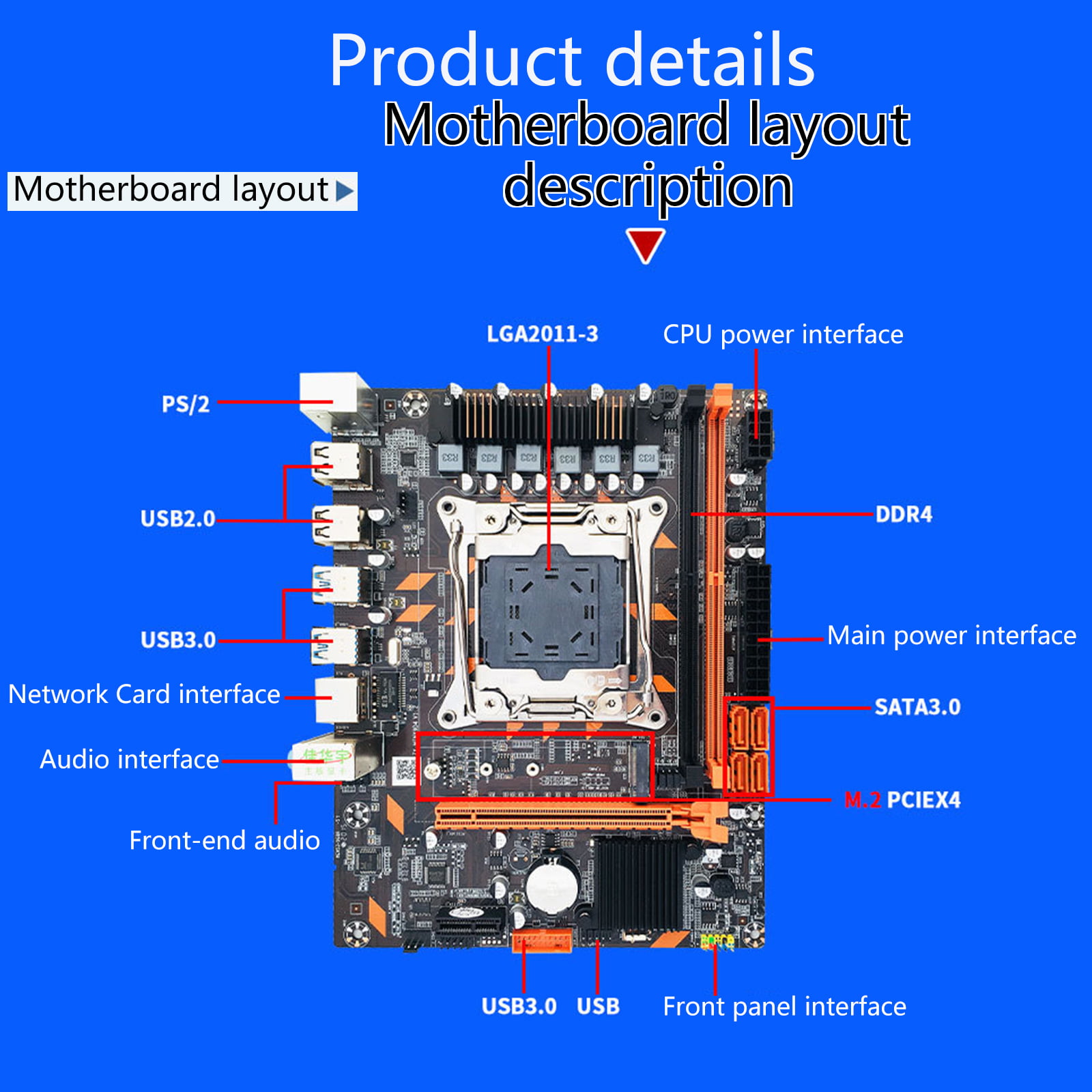 X99-Mini LGA2011-3 M-ATX Motherboard Core 5th 6th Xeon E5 E7 DDR4 2666 2400  2133 MHz Memory SATA3 HDD M.2 NVME SSD RJ49