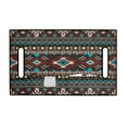 thumbnail image 6 of Yuyamidu Aztec Golf Cart Seat Covers with Front Pockets Southwestern Tribal Golf Cart Seat Towel Blanket for 2-Person Seats Club Car Easy to Clean, 6 of 7