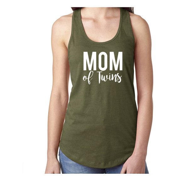 Mom of Twins Racerback Tank
