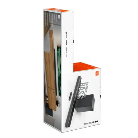 JBL - 2.1-Channel Soundbar with Wireless Subwoofer and Dolby Digital - Black