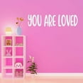 thumbnail image 3 of Holiday Gift Children You are Loved Beautiful Quotes & Sayings Wall Decal Decoration Positive Love Quote Vinyl Wall Art Decal Sticker Lasts Years and Easily Removable - Size: 34 in x 11 in, 3 of 3