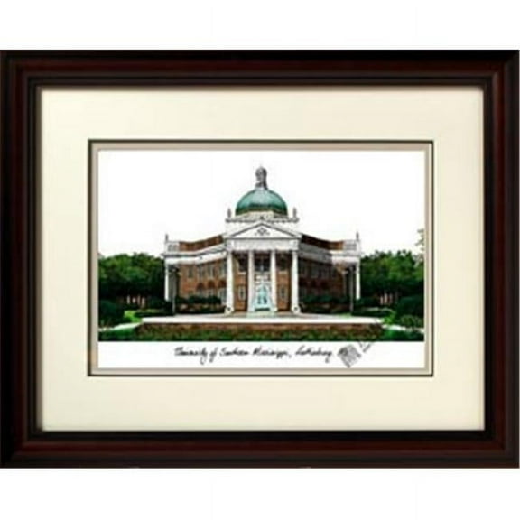 Campus Images MS998R 18'' x 14'' Southern Mississippi Alumnus Frame