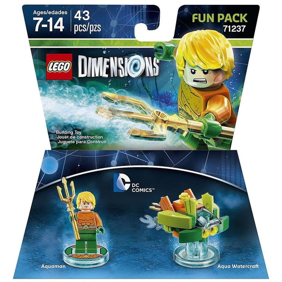 Pre-Owned LEGO LEGO Dimensions DC Comics Aquaman & Aqua Watercraft Fun Pack [Damaged Package]
