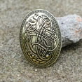 thumbnail image 3 of SIEYIO Scandinavian Wolf Shield Brooch Adornment Fashionable Lapel Pin for Daily Wear Dates, 3 of 14