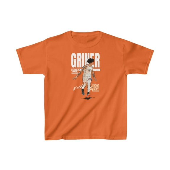 Phoenix Brittney Griner #42 Cartoon Basketball fan Gifts Kids Cotton Tee