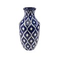 thumbnail image 1 of IMAX Corporation Maine Tall Vase in Blue, 1 of 2