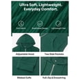 thumbnail image 4 of Airmenty Womens Full Zip Up Hoodie Lightweight Hooded Casual Long Sleeve Hoodie Jackets Sweatshirt with Pockets S-2XL, 4 of 7