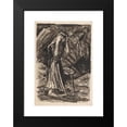 thumbnail image 2 of Arnold Peter Weisz-Kubínčan 11x14 Black Modern Framed Museum Art Print Titled - Standing Woman with a Bag of Potatoes (1985), 2 of 5