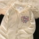 thumbnail image 2 of Sanrio-Chaqueta de Hello Kitty para mujer joven, sudadera blanca con cremallera de los años 2024, ropa Kawaii Lolita, Tops para estudiantes, otoño e invierno, novedad de 2000, 2 of 7