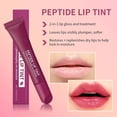 thumbnail image 4 of Lip Jam Brillo de Labios Hidratante Labial Voluminizador Bálsamo Labial de Larga Duración Tinte Labi, 4 of 7