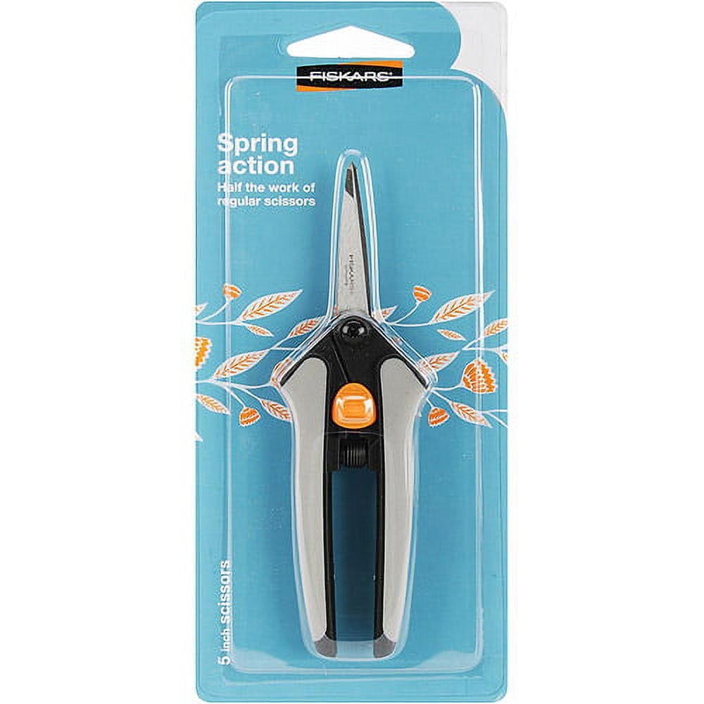Micro Scissors Angled 45 degree Spring Action 6  inches