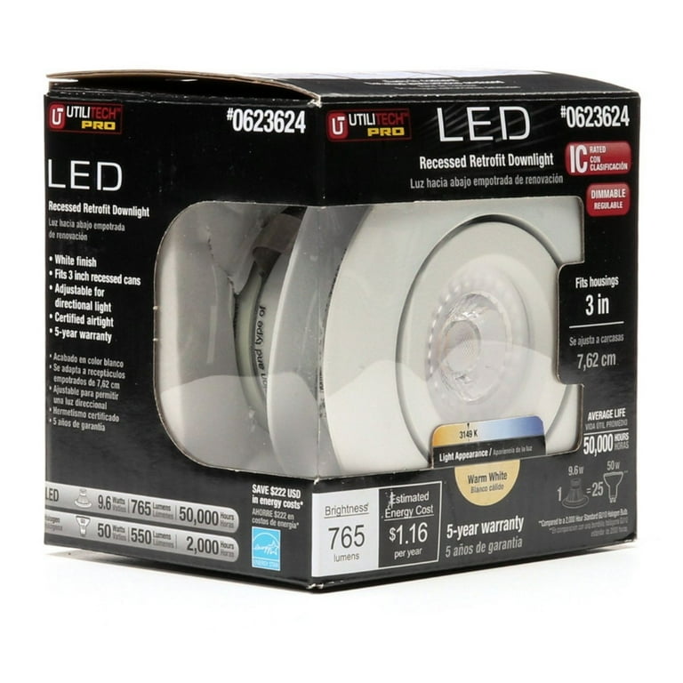 Utilitech recessed retrofit online downlight