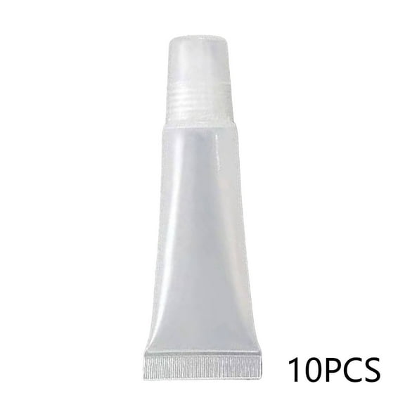 RAGUPEL 10 Pcs Travel Size Toiletries,Reusable and Eco-Friendly PE Small Travel Containers,Squeeze Tube Travel Bottles for Toiletries for Makeup Remover and Skincare Products,15ml