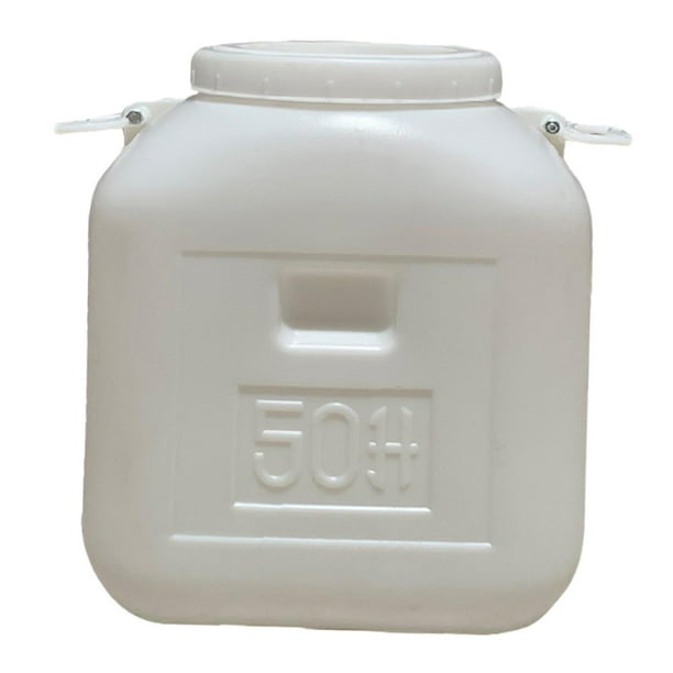 Cubo de agua de HDPE ligero, multiusos y espesado de grado alimenticio para enzimas 50L Corto