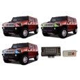 thumbnail image 5 of Flashtech RGB Multi Color LED Halo kit with RF Remote for 2003-2009 Hummer H2 Headlights, 5 of 11
