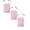 Pink Pack of 3, variant on Girls Camisole Solid Color Cotton Undershirt Tanks (Beige 12)