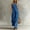 Blue, variant on HBYJLZYG Women's Summer Halter Jumpsuit, Button Front Wide Leg Design with Side Pockets, Loose Flowy Fit, Casual Vacation Beachwear for Everyday Travel Style