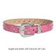 thumbnail image 3 of Elegant Waist Belts for Jeans Dress Rhinestones Butterfly Buckle Grommet Belt Girls Body Jewelry Grommet Waist Chain Rose Red, 3 of 4