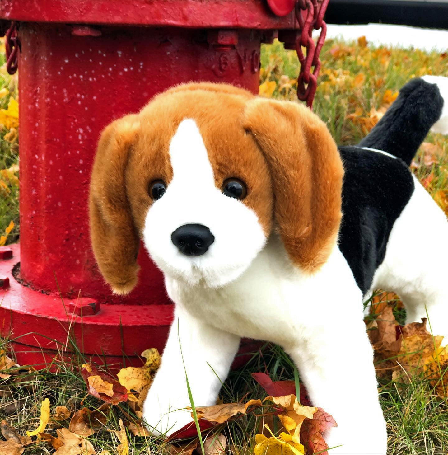 Stuffed Collectable Animal Plush Dog BEAGLE Cute Christmas Gift Present Toy 