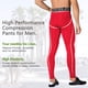 thumbnail image 5 of Pantalones de compresión Queerier Athletic para hombre, paquete de 3, 5 of 6