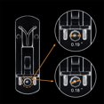 thumbnail image 3 of EASTIN Clear Plastic Locking Shelf Support Pegs  Fits 5/16” Diameter Hole  5/8” Shelf  30 Pack, 3 of 6