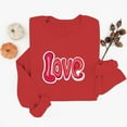 thumbnail image 5 of Valentines Sweatshirt: Teacher Sweatshirt Valentine Teach Long Sleeve Pullover Tops, 5 of 6